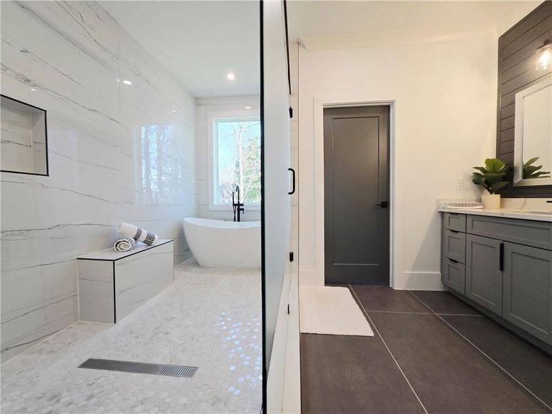 Furnished interior view inside a new home in , Atlanta (Image 50). Furnished interior view inside a new home in , Atlanta (Image 50).