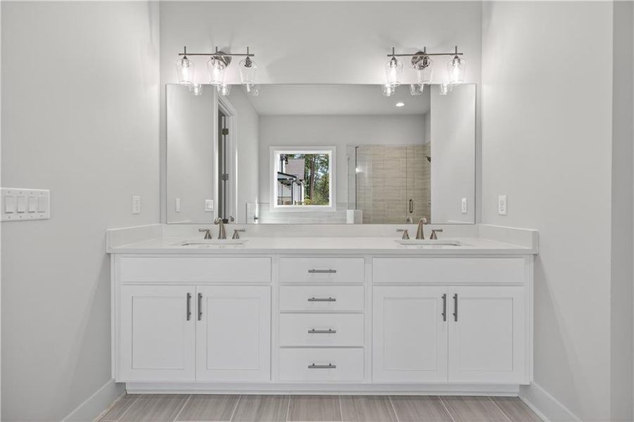 Furnished interior view inside a new home in , Cumming (Image 10).