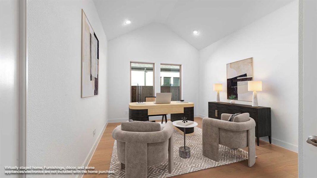 Furnished interior view inside a new home in Terraces 72', Rockwall (Image 13). Furnished interior view inside a new home in Terraces 72', Rockwall (Image 13).