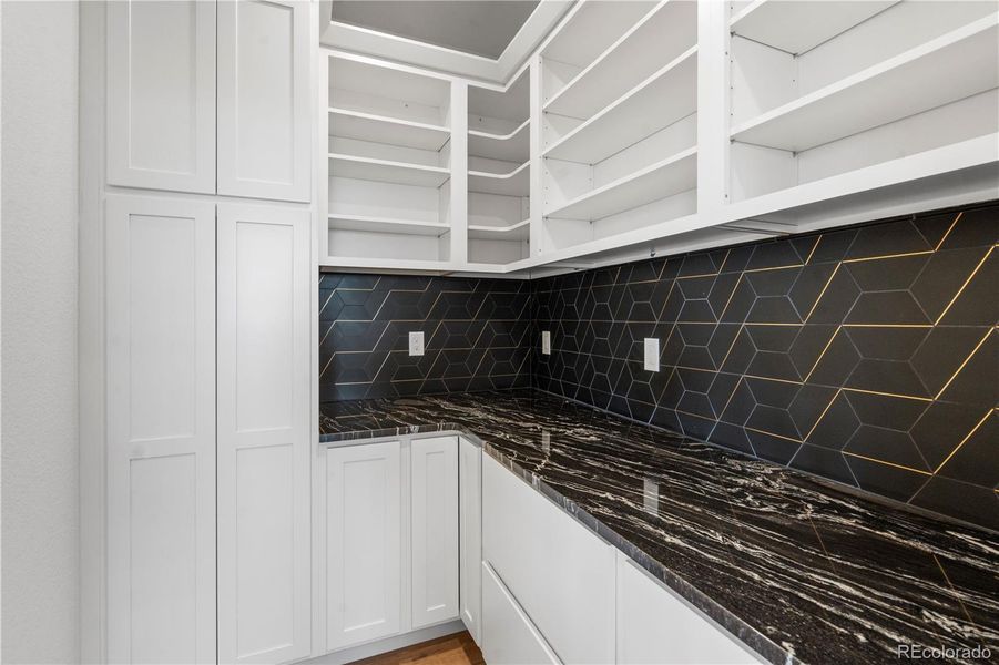 Butlers pantry off kitchen