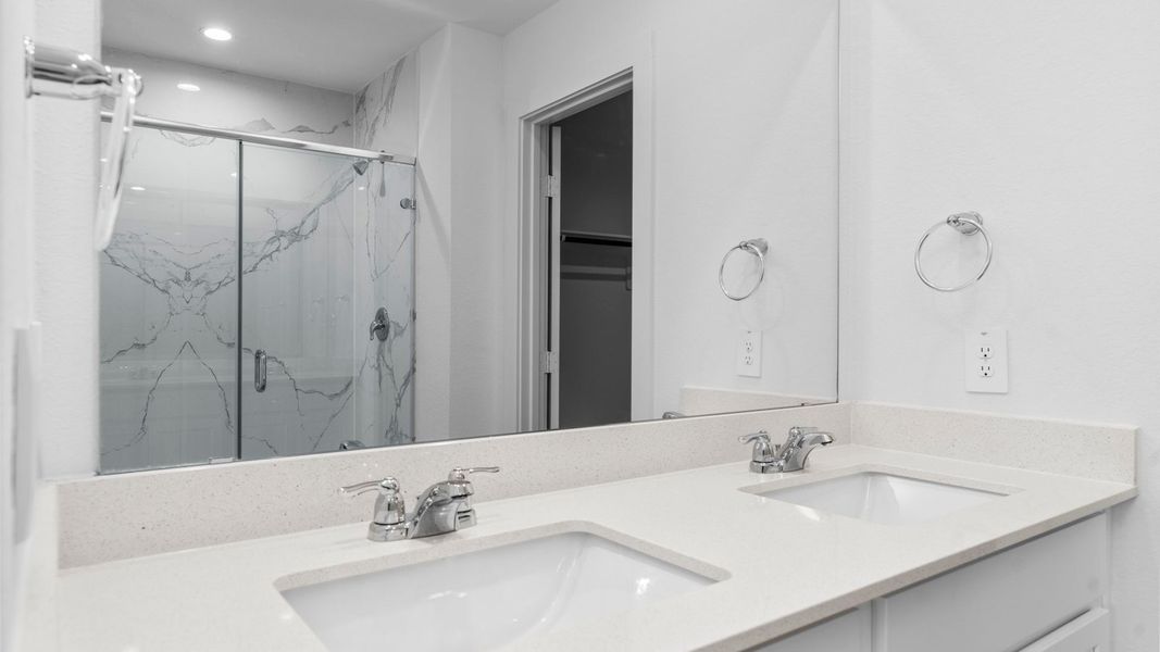 Close-up of interior finishes inside a home in Tamarron, Fulshear (Image 17).