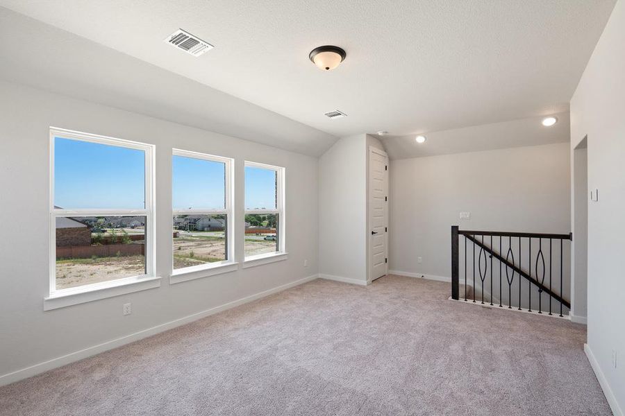Spacious, unfurnished interior of a new home in Park Collection at Lariat, Liberty Hill (Image 20). Spacious, unfurnished interior of a new home in Park Collection at Lariat, Liberty Hill (Image 20).