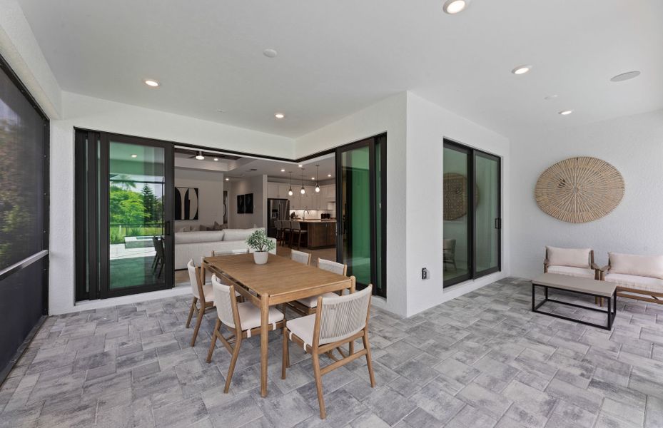 Extended covered lanai