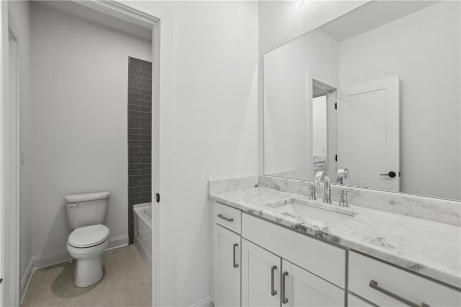 Furnished interior view inside a new home in , Dawsonville (Image 8).