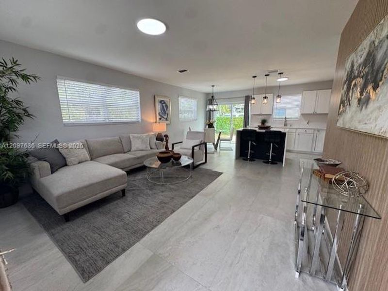 Furnished interior view inside a new home in , Florida City (Image 9).