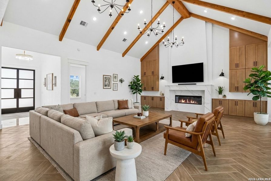 Furnished interior view inside a new home in , La Vernia (Image 8).