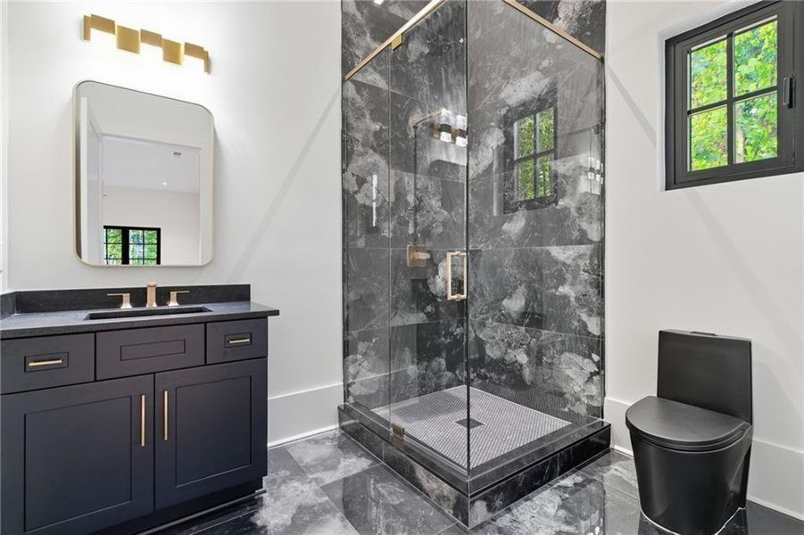 Furnished interior view inside a new home in , Alpharetta (Image 63).