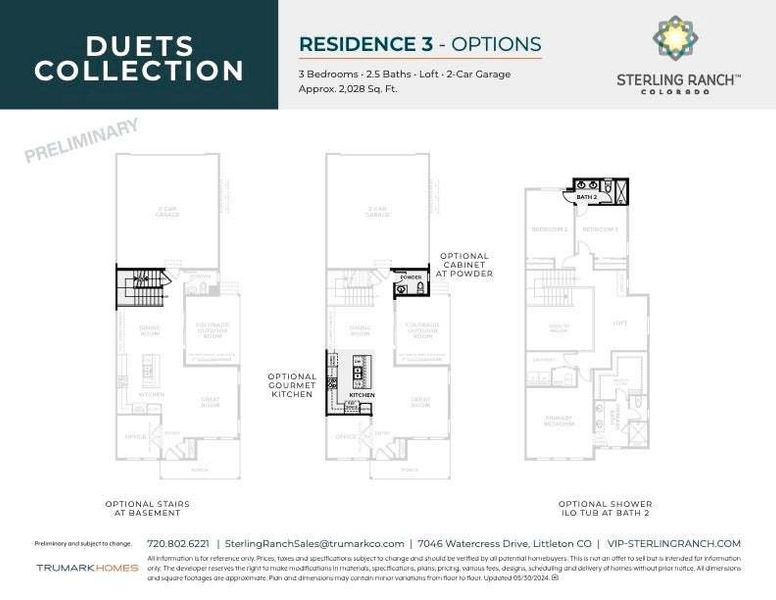 Duets at Sterling Ranch by Trumark Homes | Plan 3