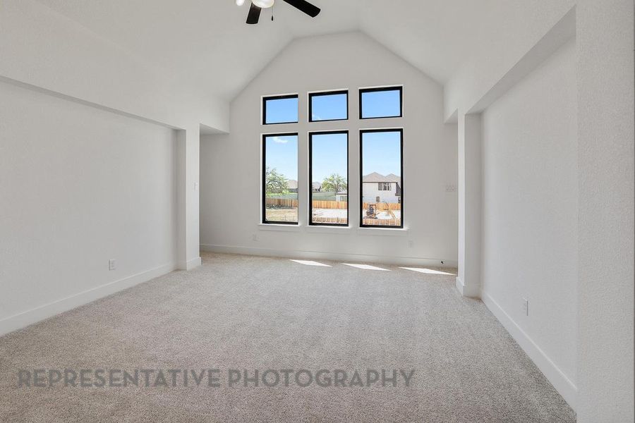 Spacious, unfurnished interior of a new home in Parkside On The River: 70ft. lots, Georgetown (Image 19).