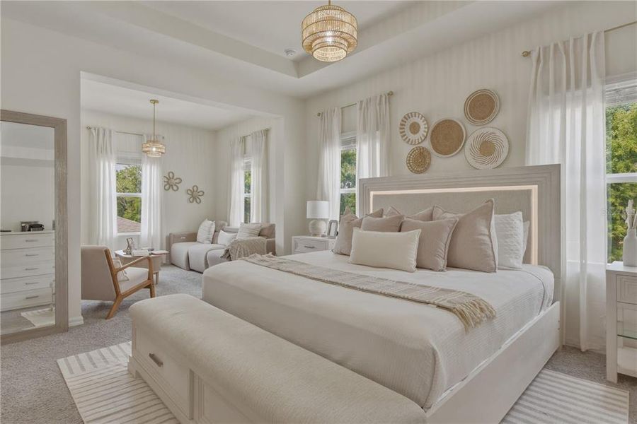 Furnished interior view inside a new home in Briarwood, Alachua (Image 11).