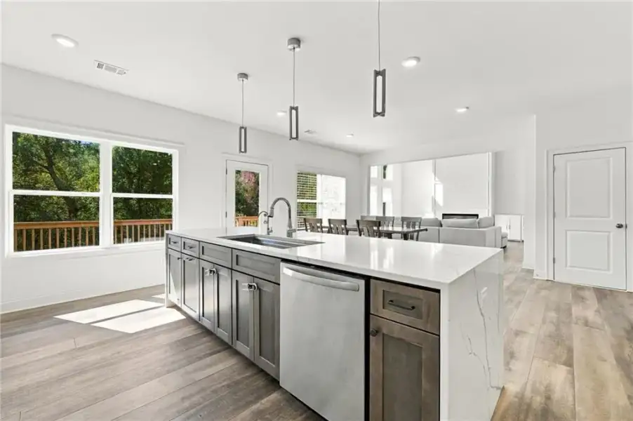Furnished interior view inside a new home in , Conyers (Image 39).