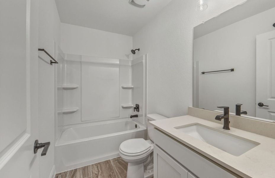 Furnished interior view inside a new home in Horizon Lake, Leander (Image 5).