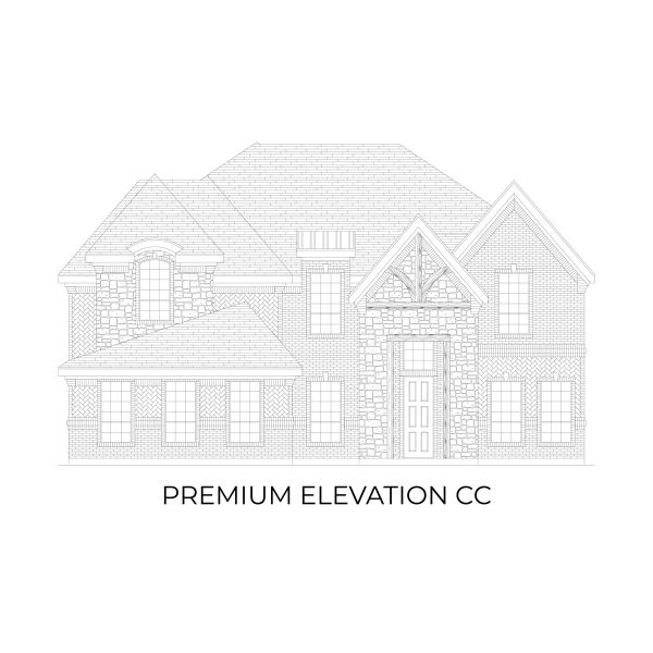 Representative rendering of the exterior for the Stonebriar 2FSW (w/Media) by First Texas Homes (Image 8). Representative rendering of the exterior for the Stonebriar 2FSW (w/Media) by First Texas Homes (Image 8).