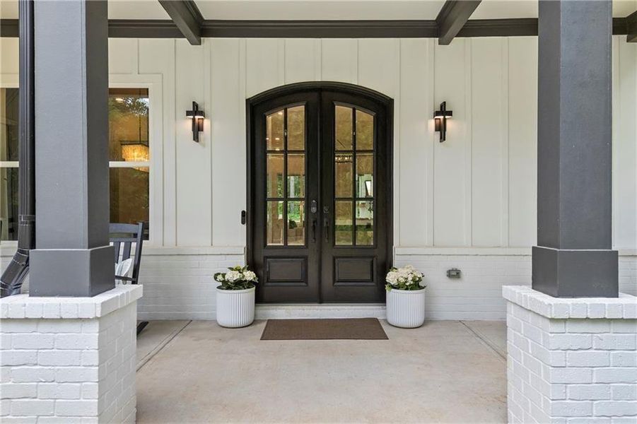 Exterior details and patio area of a home in , Hoschton (Image 3). Exterior details and patio area of a home in , Hoschton (Image 3).