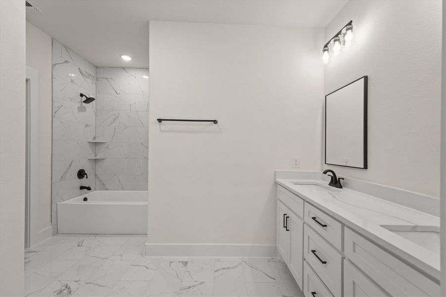 Furnished interior view inside a new home in , Fort Worth (Image 4).