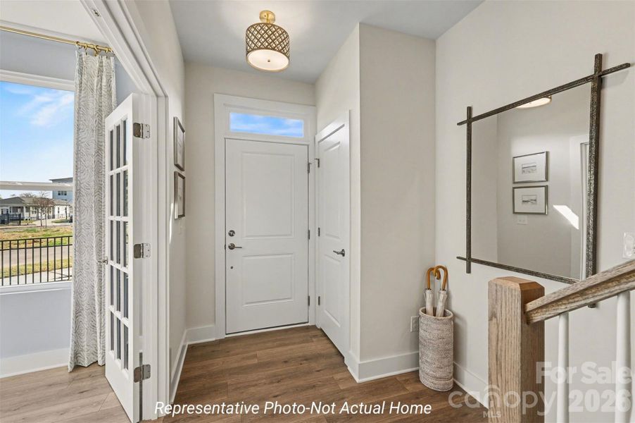 Furnished interior view inside a new home in , Charlotte (Image 8).