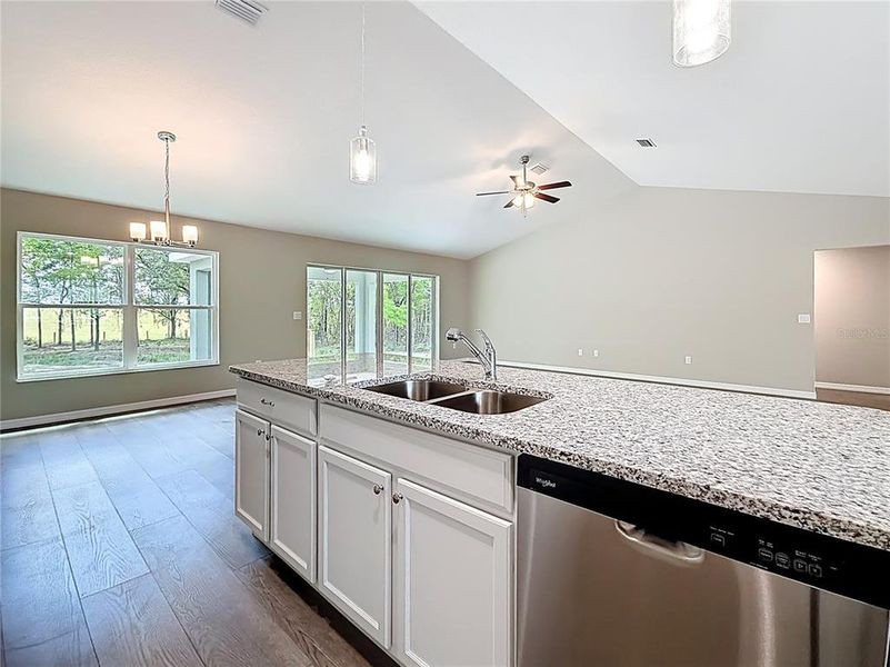 Furnished interior view inside a new home in , Dunnellon (Image 7).