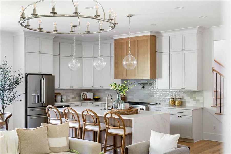 Furnished interior view inside a new home in , Marietta (Image 28).