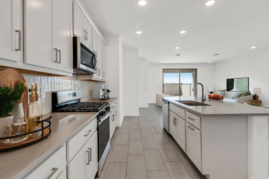 Furnished interior view inside a new home in Blackhawk, Tucson (Image 5).