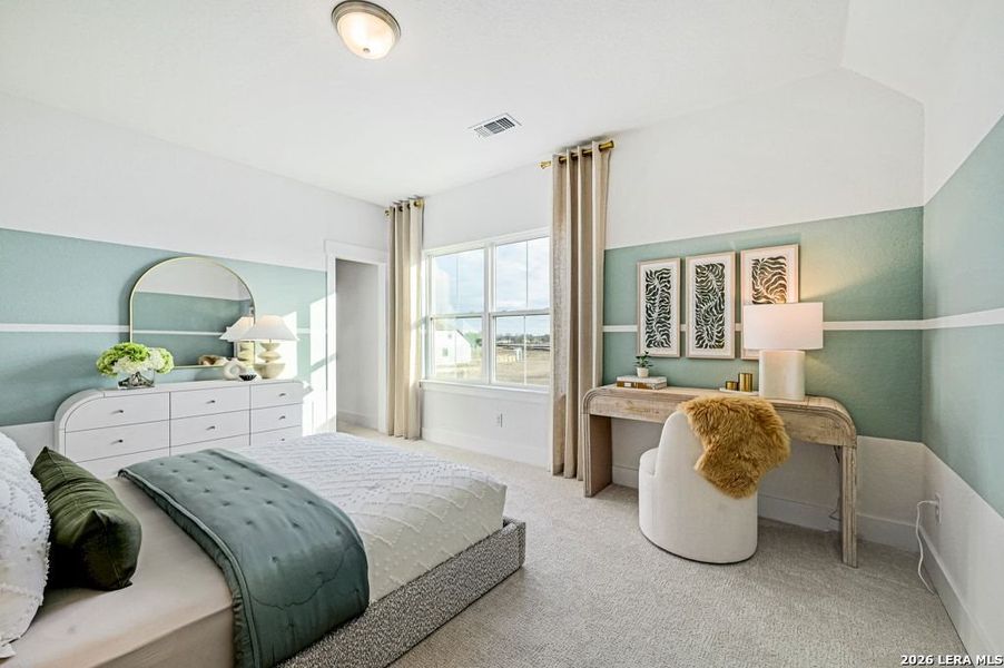 Furnished interior view inside a new home in Bison Ridge, San Antonio (Image 32).