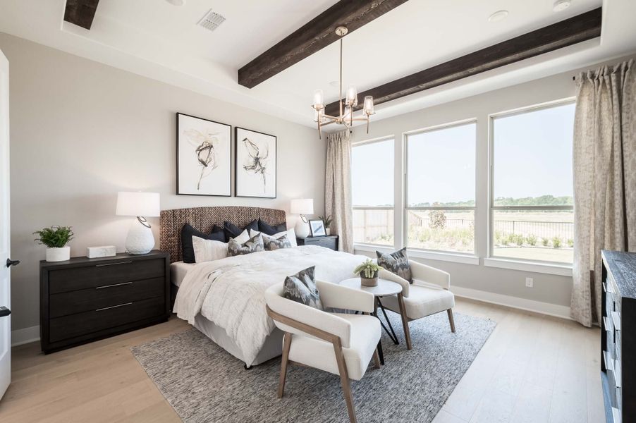 Furnished interior view inside a new home in The Orchard At Pecan Ridge, Fulshear (Image 14).