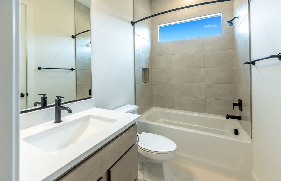 Furnished interior view inside a new home in Saguaro Reserve - Majesty, Marana (Image 14).