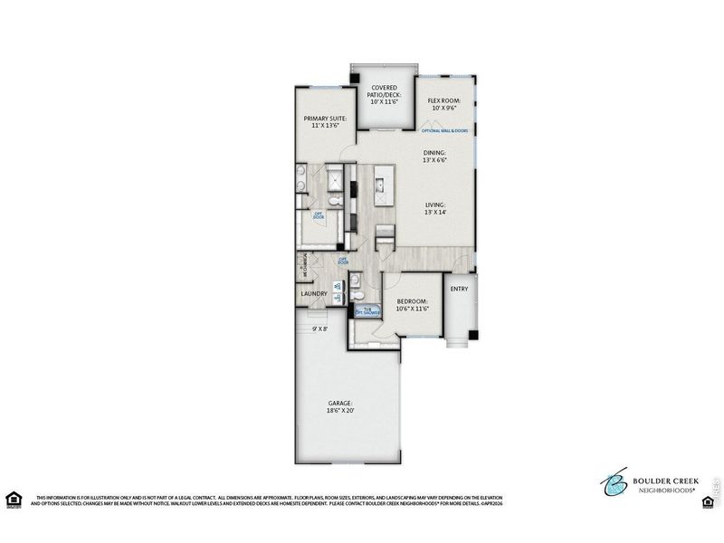 2D floor plan layout of this home in , Westminster, CO (Image 5).