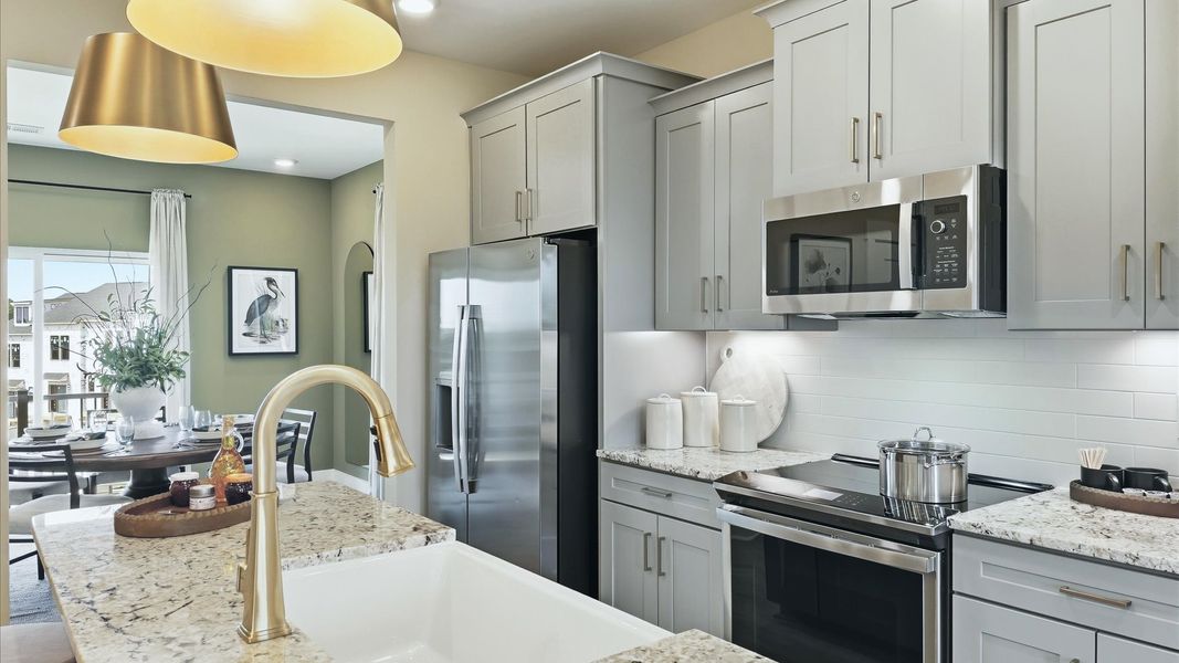 Furnished interior view inside a new home in Traynham Place, Greenville (Image 21).