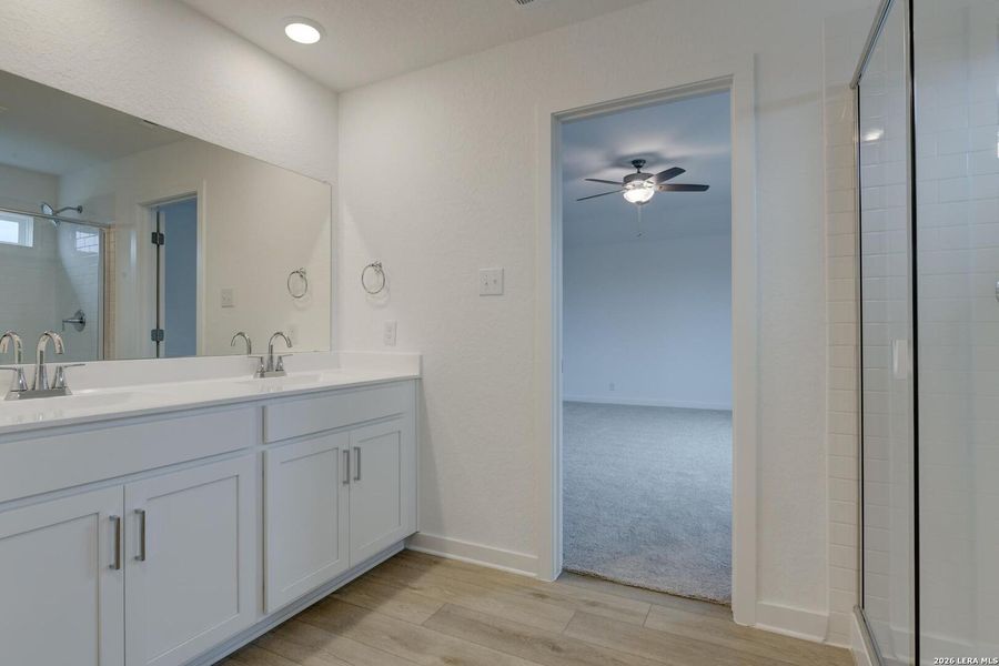Furnished interior view inside a new home in Nopal Valley, San Antonio (Image 5).