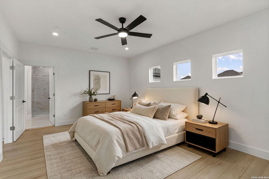 Furnished interior view inside a new home in , Boerne (Image 9).