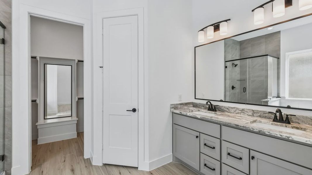 Furnished interior view inside a new home in Artavia, Conroe (Image 14).