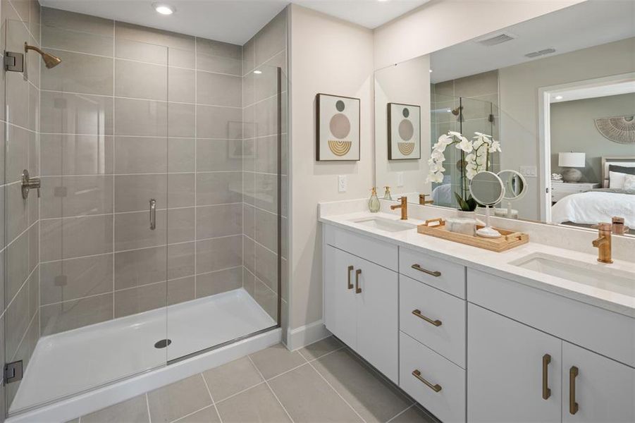 Furnished interior view inside a new home in Meadowlark Landing, Apopka (Image 12). Furnished interior view inside a new home in Meadowlark Landing, Apopka (Image 12).