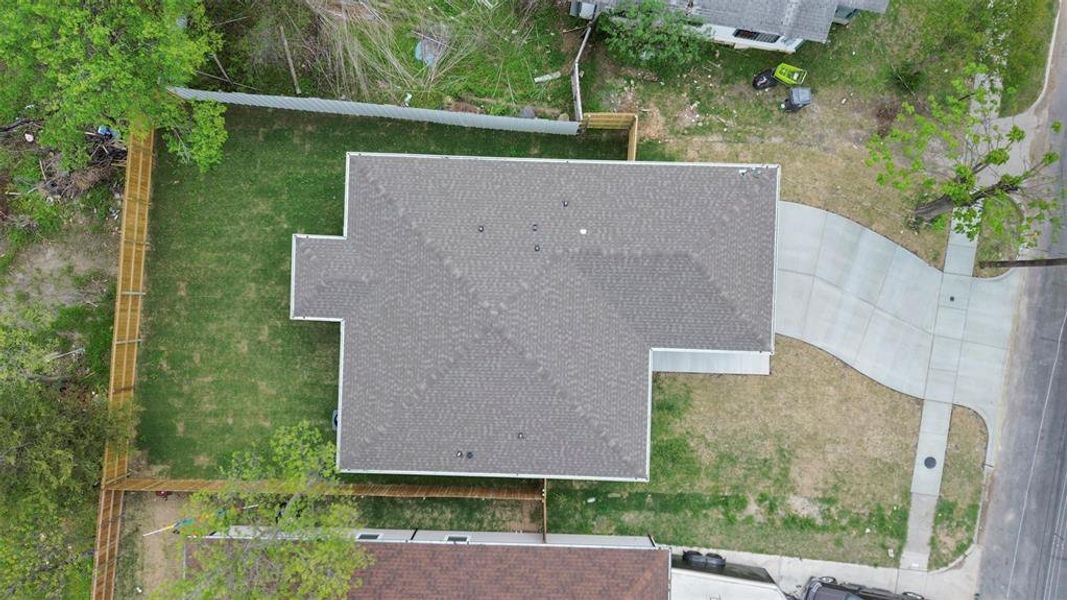 Exterior details and patio area of a home in , Dallas (Image 4). Exterior details and patio area of a home in , Dallas (Image 4).