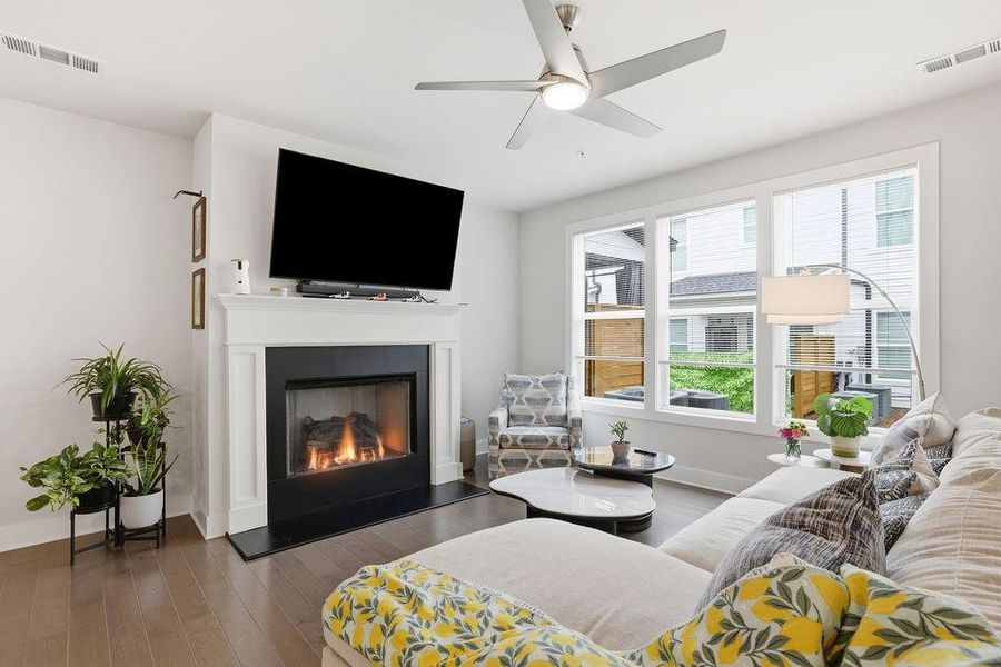 Furnished interior view inside a new home in , Cumming (Image 14).
