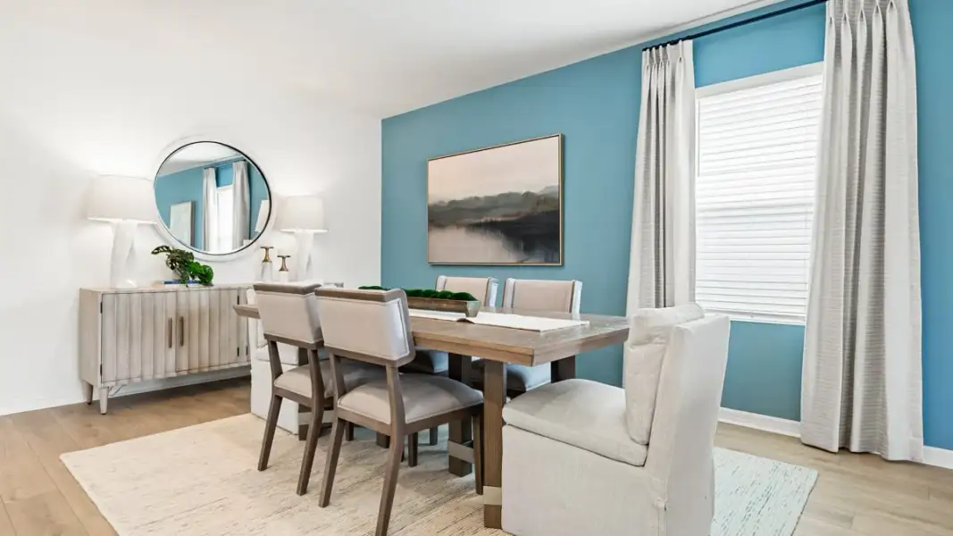 Furnished interior view inside a new home in Palm Wind, Hudson (Image 11).