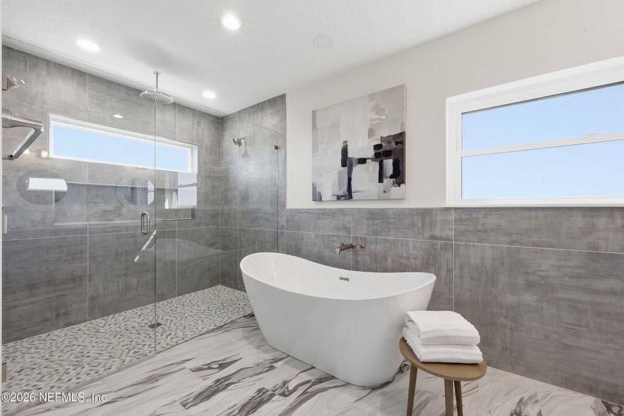 Furnished interior view inside a new home in , St. Augustine (Image 57).