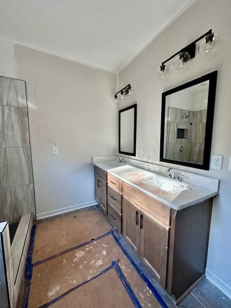 In-progress construction of a new home in Forrest Farms, Greenville, GA (Image 12).