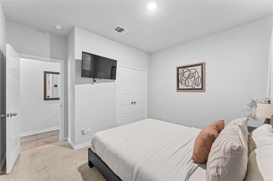 Furnished interior view inside a new home in Tenison Village at Buckner Terrace, Dallas (Image 27). Furnished interior view inside a new home in Tenison Village at Buckner Terrace, Dallas (Image 27).