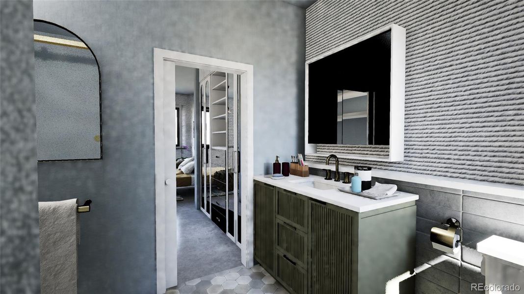 Furnished interior view inside a new home in , Salida (Image 8).