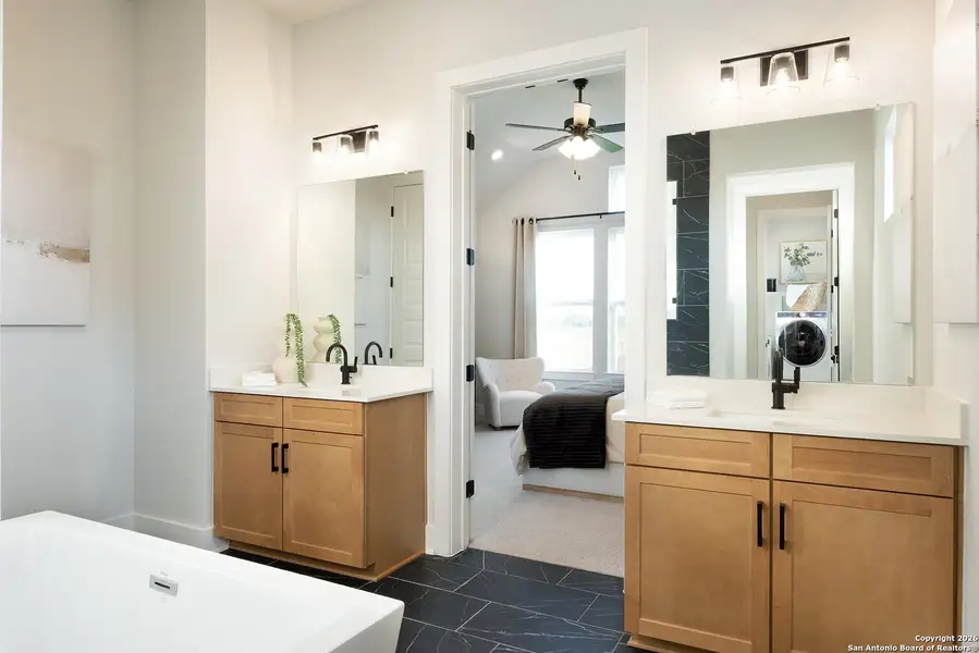 Furnished interior view inside a new home in Parklands Estates, Schertz (Image 4).