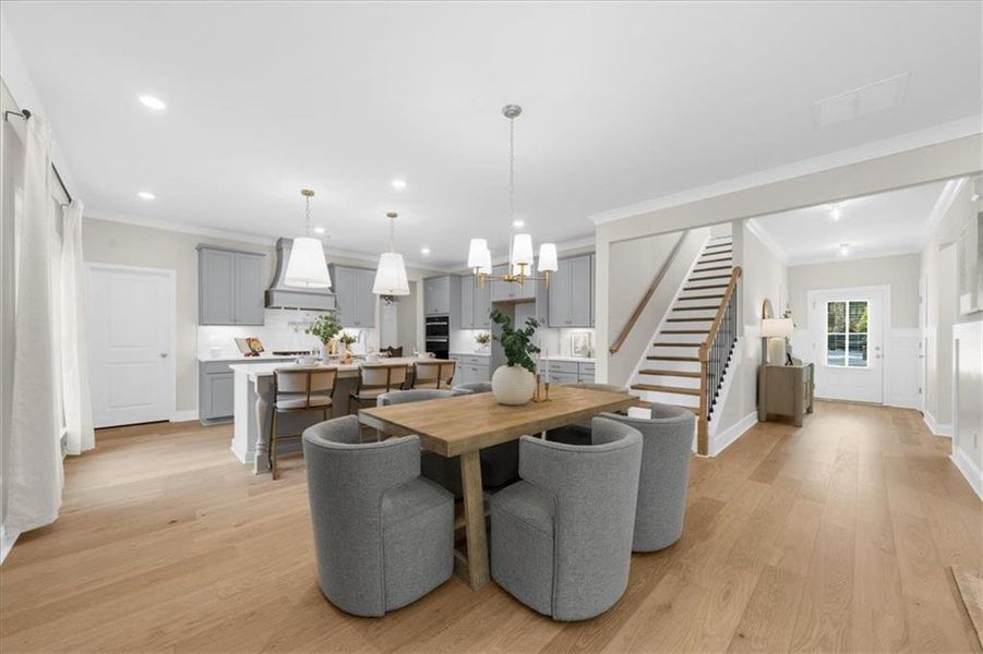 Furnished interior view inside a new home in River Rock, Ball Ground (Image 33).