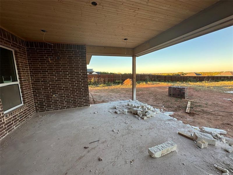 In-progress construction of a new home in , Abilene, TX (Image 4). In-progress construction of a new home in , Abilene, TX (Image 4).