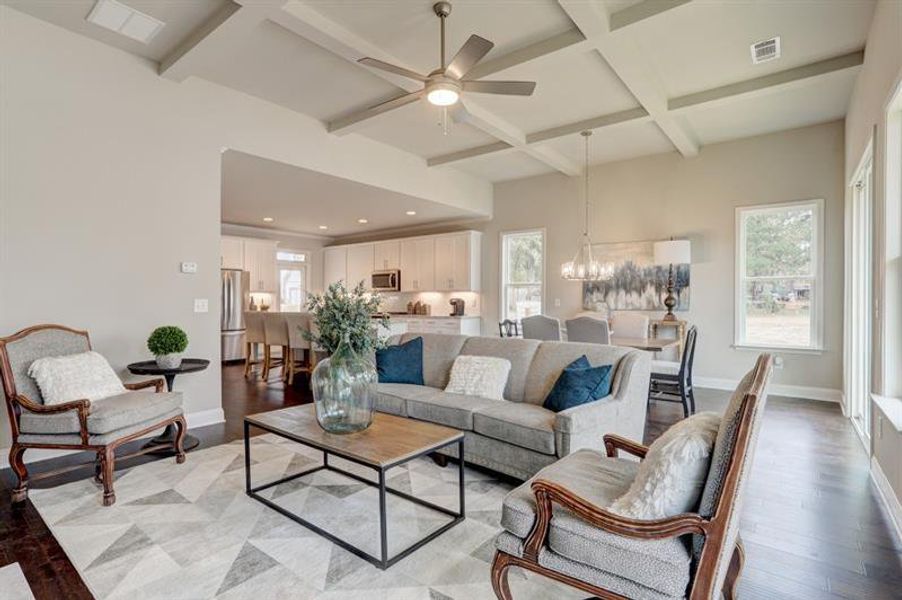 Furnished interior view inside a new home in Terraces at Paravel, Acworth (Image 3).