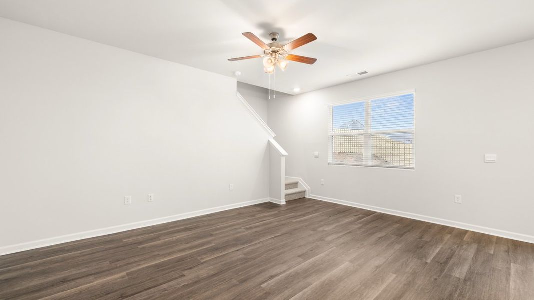 Spacious, unfurnished interior of a new home in Estates at Deer Hollow, Grovetown (Image 18). Spacious, unfurnished interior of a new home in Estates at Deer Hollow, Grovetown (Image 18).