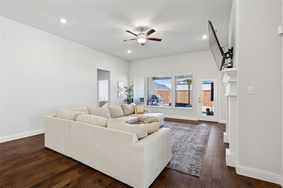 Furnished interior view inside a new home in , Oak Point (Image 16).