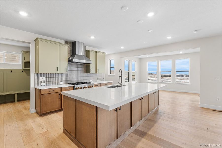 Furnished interior view inside a new home in Autograph at Lyric, Lone Tree (Image 14).