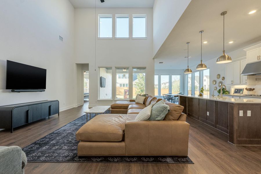 Furnished interior view inside a new home in , Leander (Image 12).