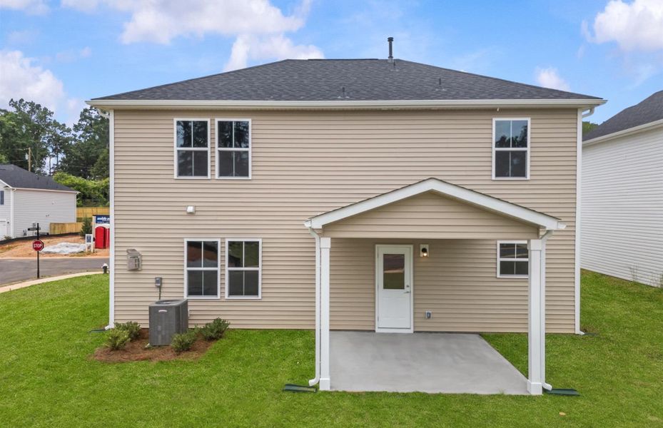 Exterior details and patio area of a home in Indigo Park, Easley (Image 3).