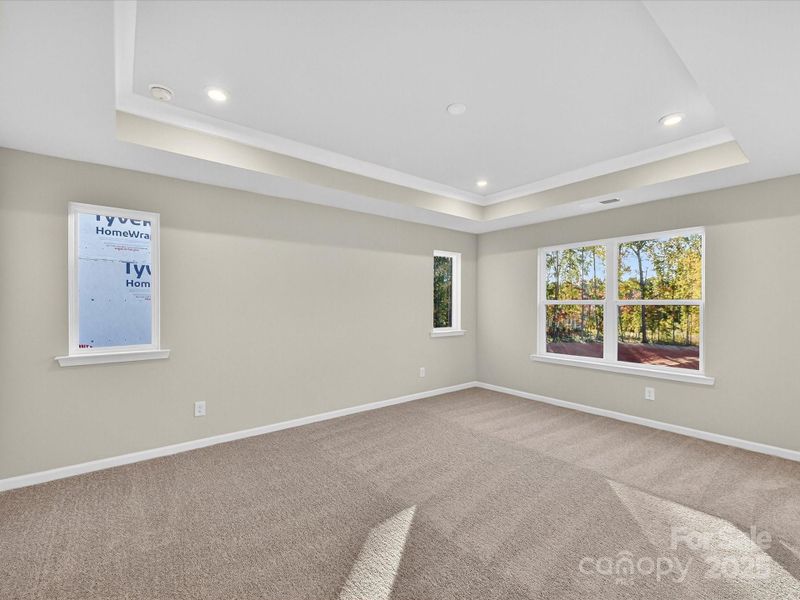 Primary Suite with Tray Ceiling. Primary Suite with Tray Ceiling.