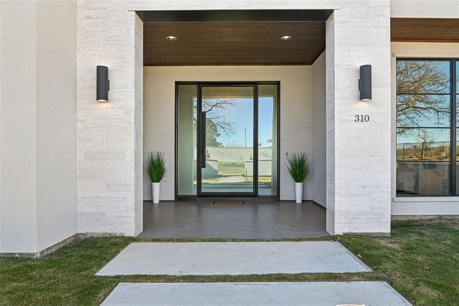 Beautiful front entry door